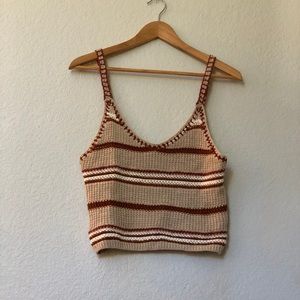 American eagle knit crop top